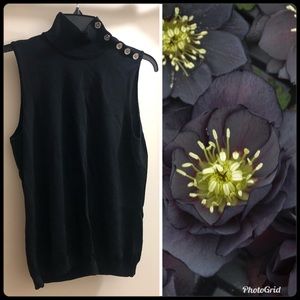 🦉Ralph Lauren Slinky Black Turtleneck